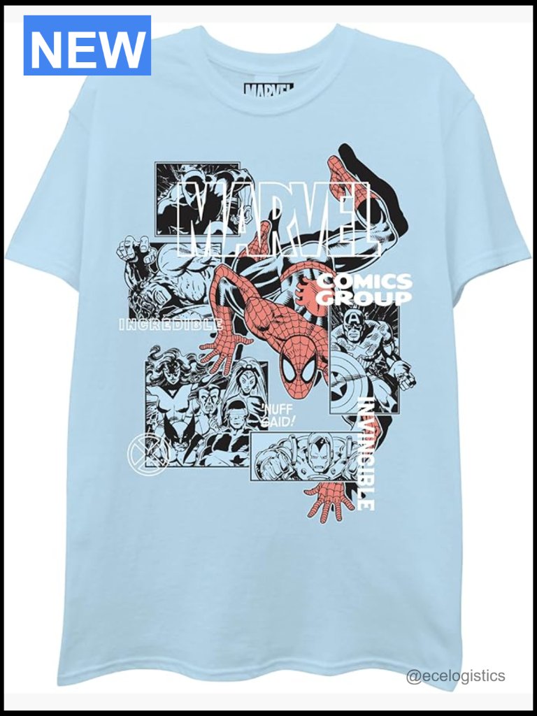 Marvel Spider-Man & Venom Graphic Tee - Adult Unisex Short Sleeve